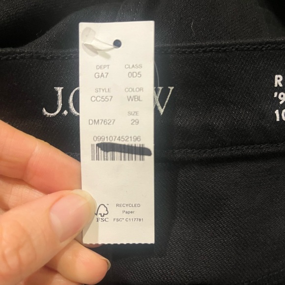 J.Crew Denim trouser in 1996 semi-stretch in black rinse - Picture 11 of 11